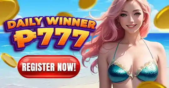 promotional banner daily winner 777 bonus